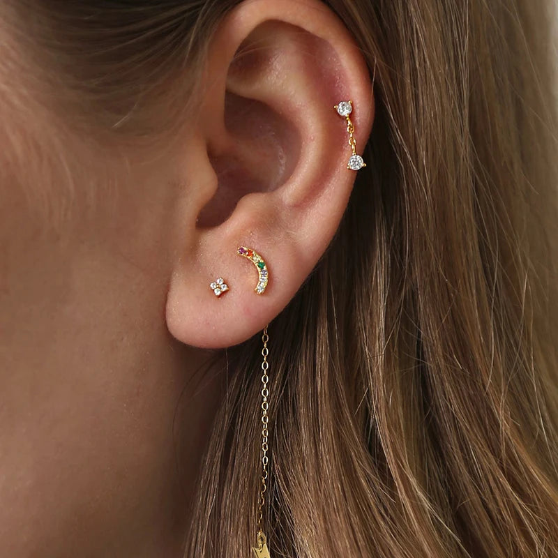 Flower Stud Earrings