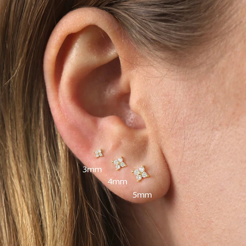 Flower Stud Earrings