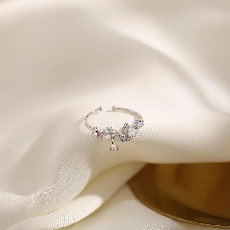Flowers Bow Knot Ring