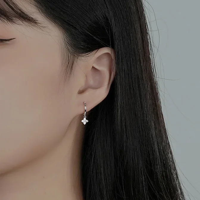 Silver Leaf Earrings