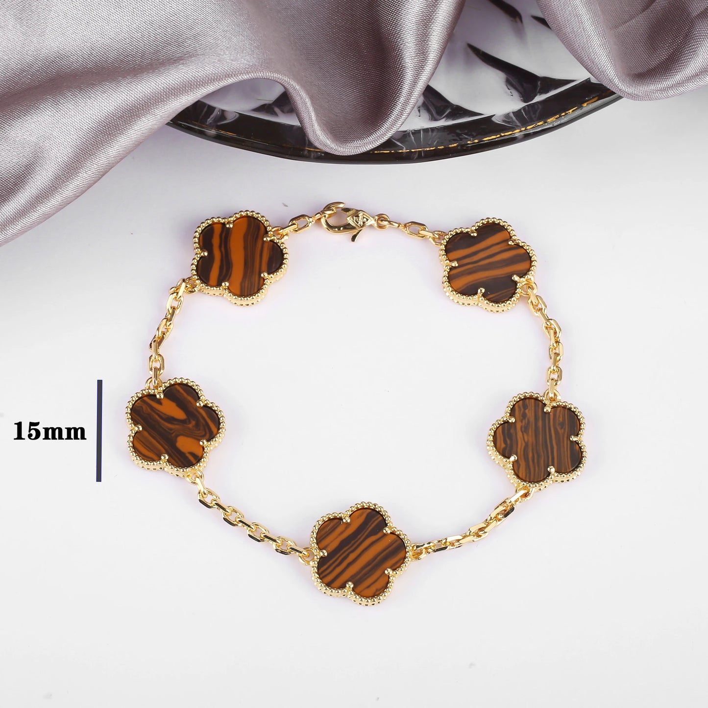 Five-Leaf Flower Pendant Bracelets