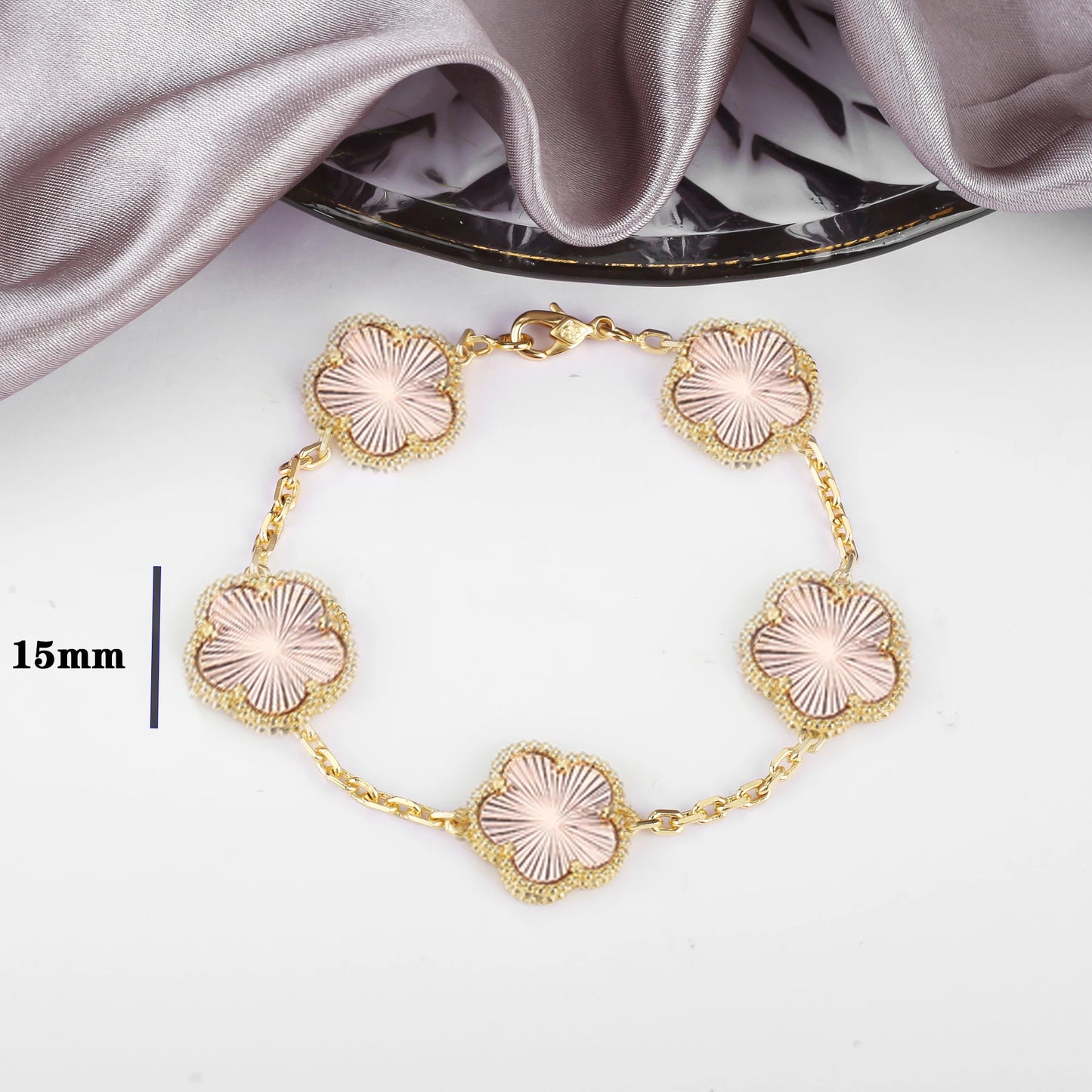Five-Leaf Flower Pendant Bracelets