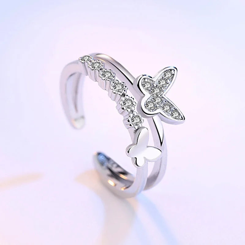 Flowers Bow Knot Ring