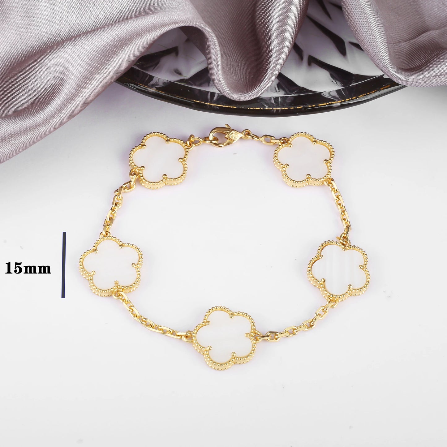 Five-Leaf Flower Pendant Bracelets