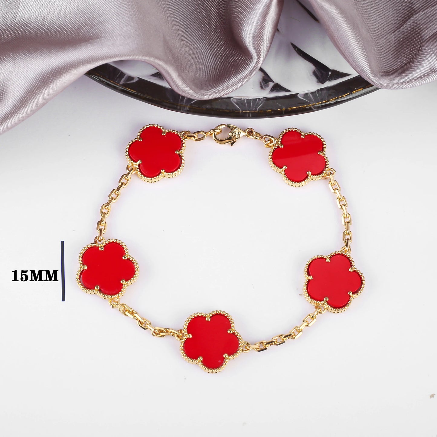 Five-Leaf Flower Pendant Bracelets
