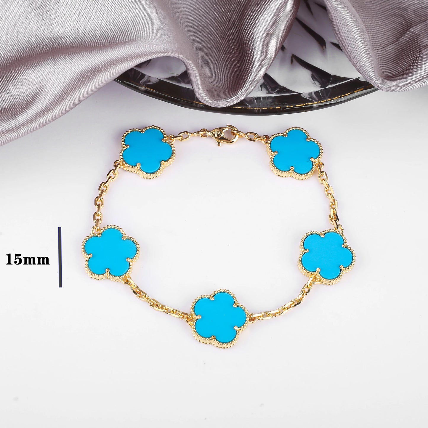 Five-Leaf Flower Pendant Bracelets