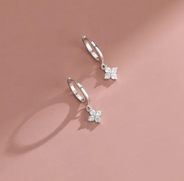 Silver Leaf Earrings