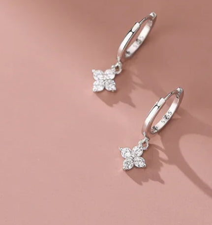 Silver Leaf Earrings