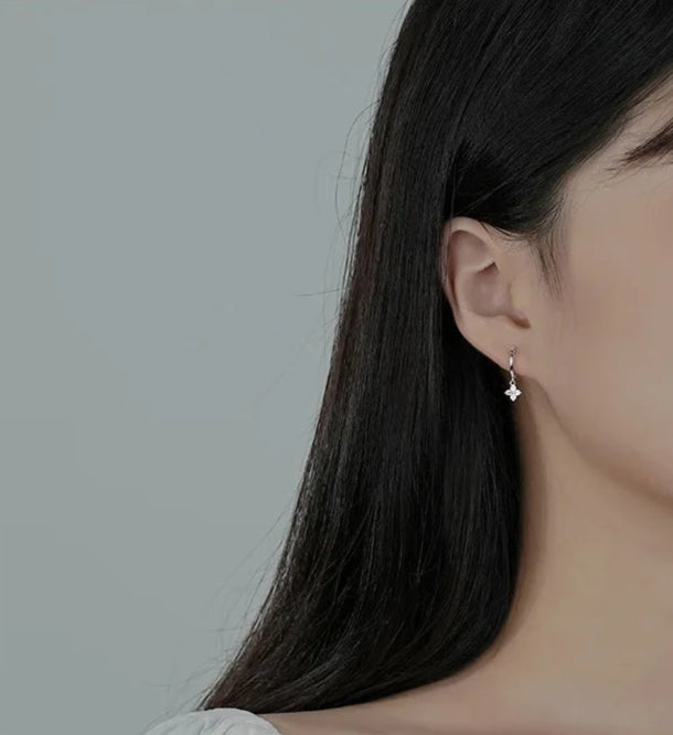 Silver Leaf Earrings