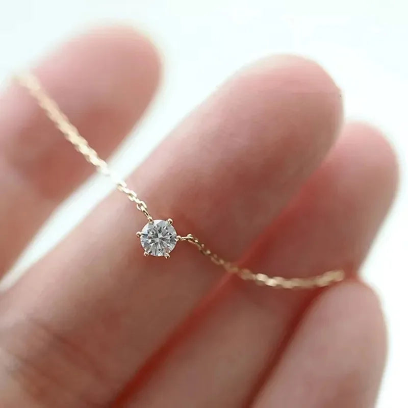 Zircon Necklaces (4mm)