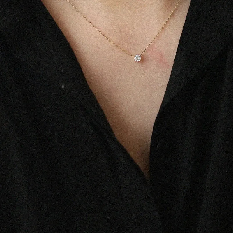 Zircon Necklaces (4mm)