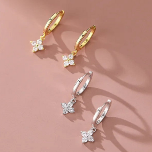 Silver Leaf  Earrings